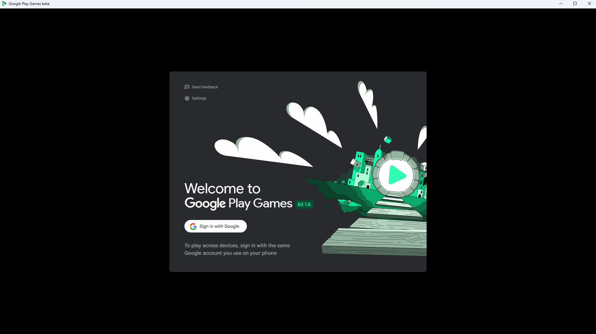 google play games sign in