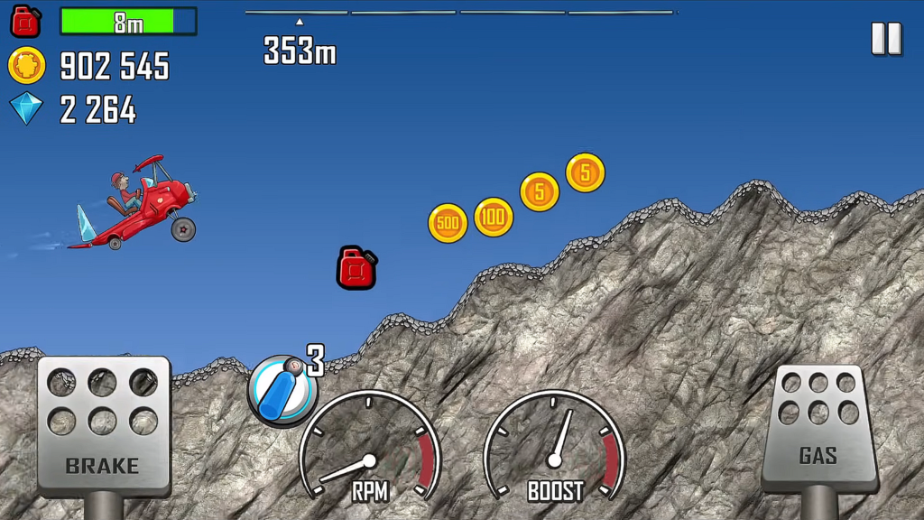 hill climb racing game screenshot