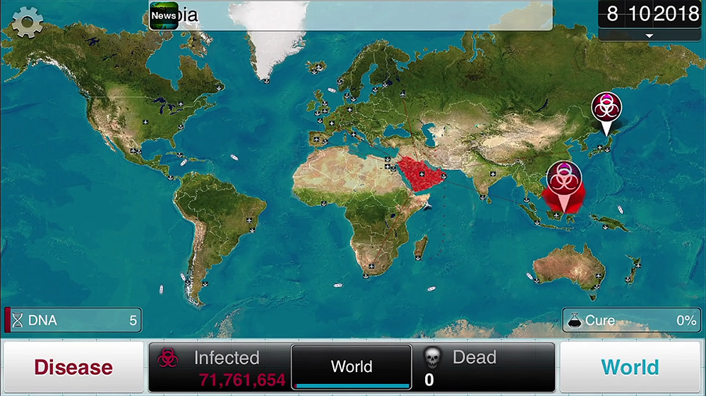 plague inc game screenshot